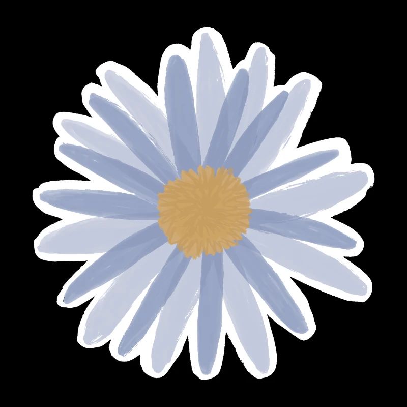 Blue Daisy Bloom Tee