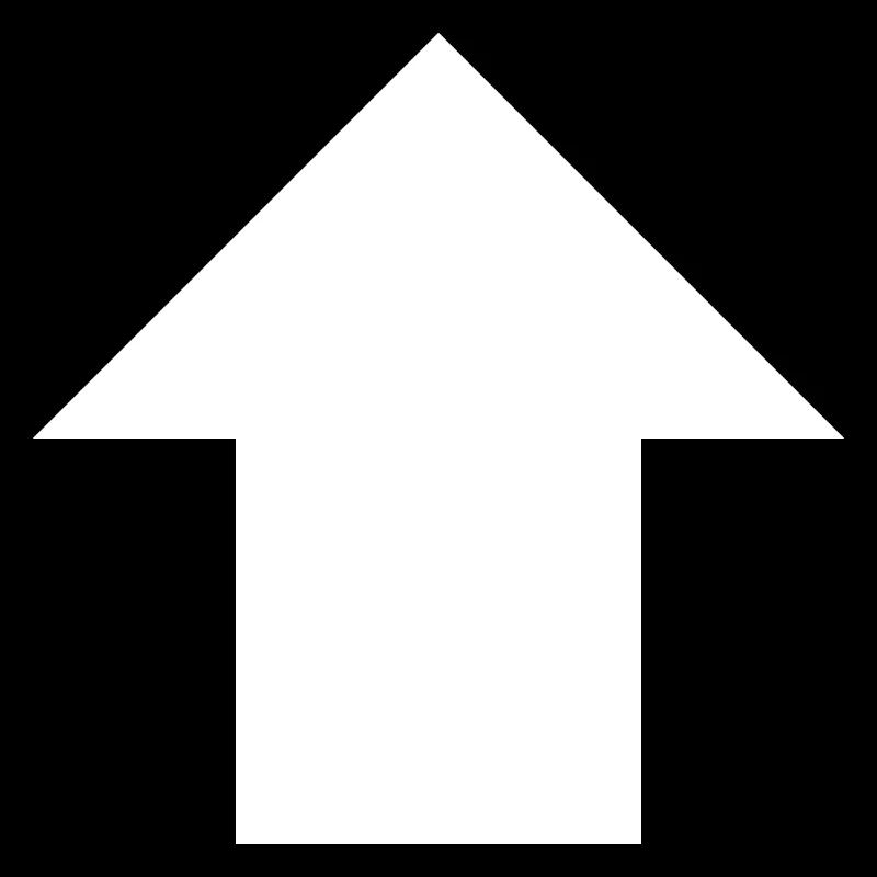Pfeil-oben-Schild