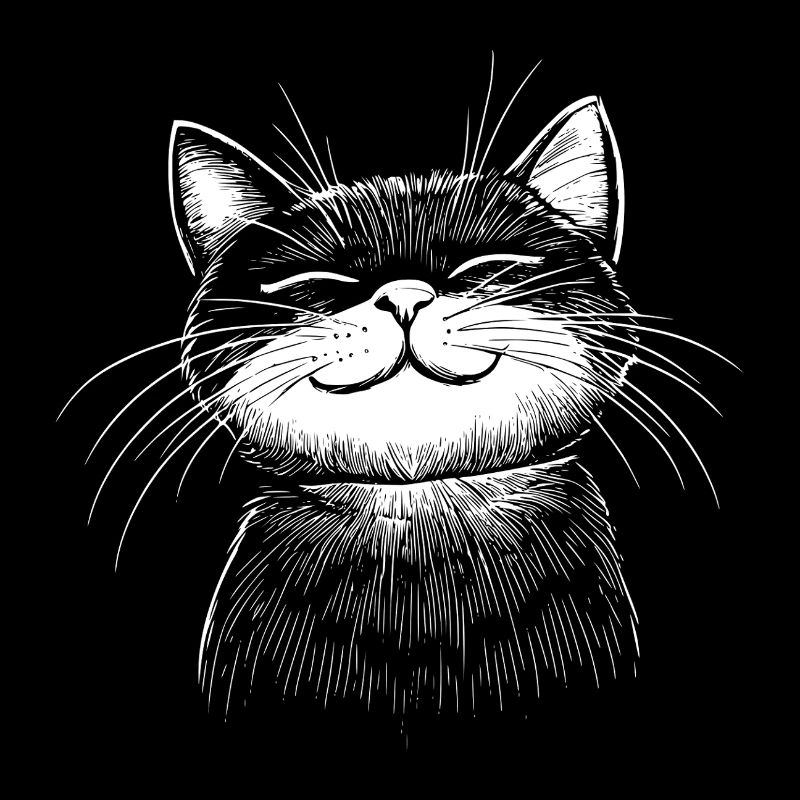 Katze Skizze 
