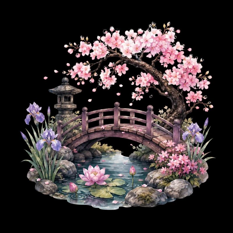 Kirschblüten Garten