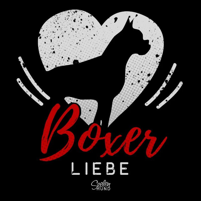 Boxer Liebe mit Herz