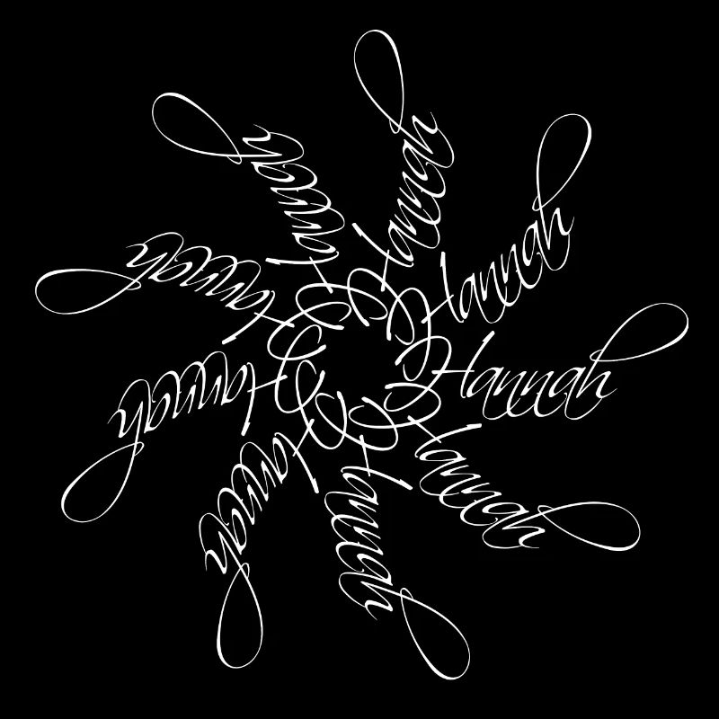Hannah Name Name Mandala