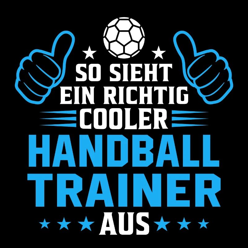 So sieht ein cooler Handball Trainer aus