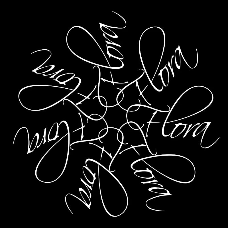 Flora Name Mandala