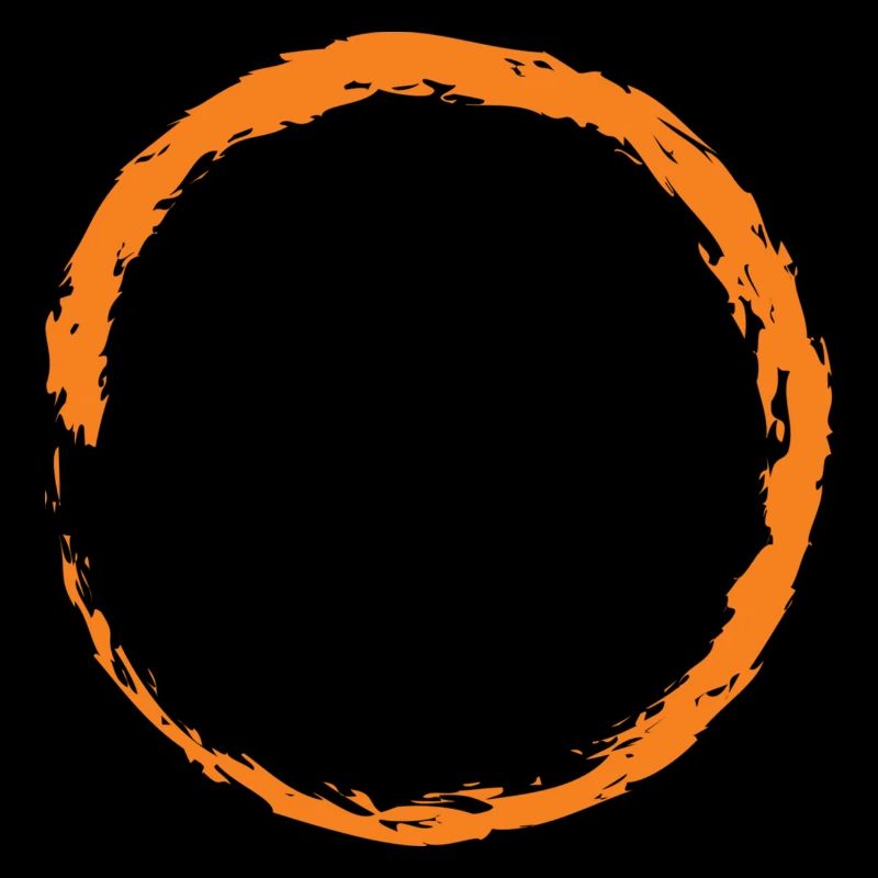 Orange circle