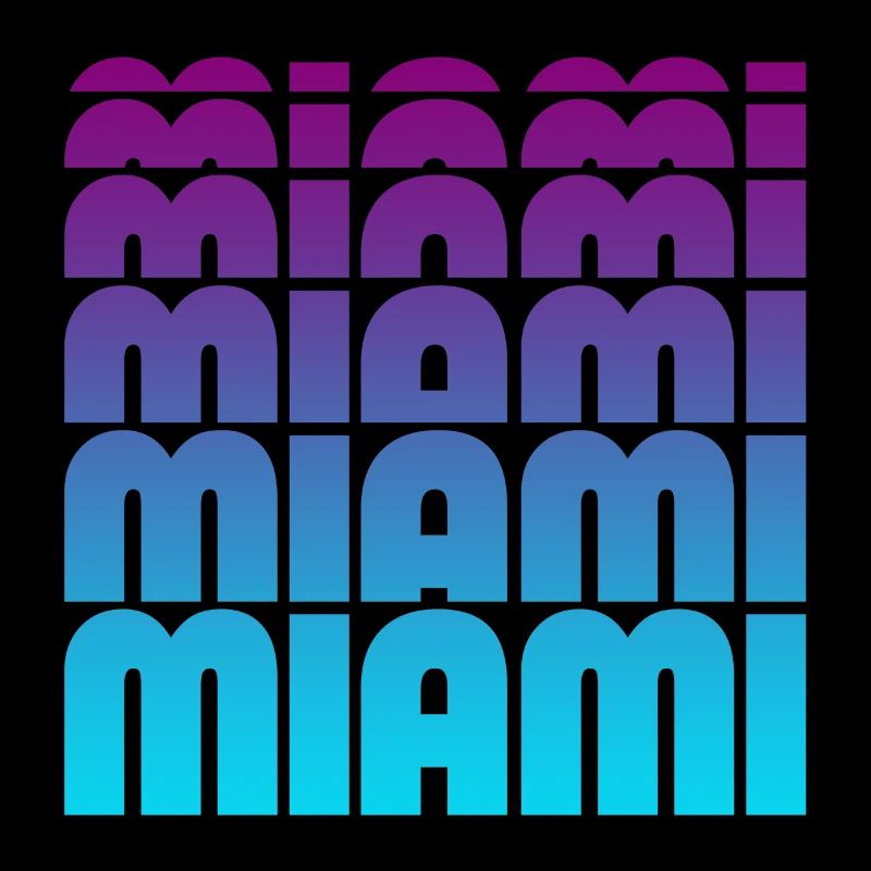Miami Gradient Grid