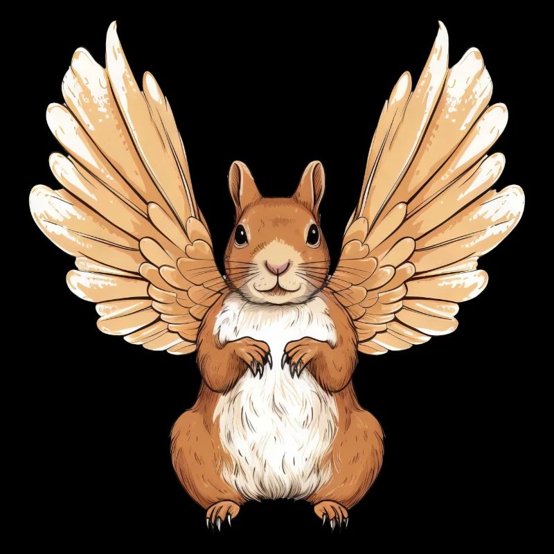 Mignon design d’ange lapin