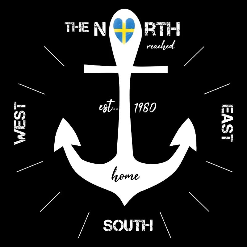 Anchor Compass Sweden Scandinavia