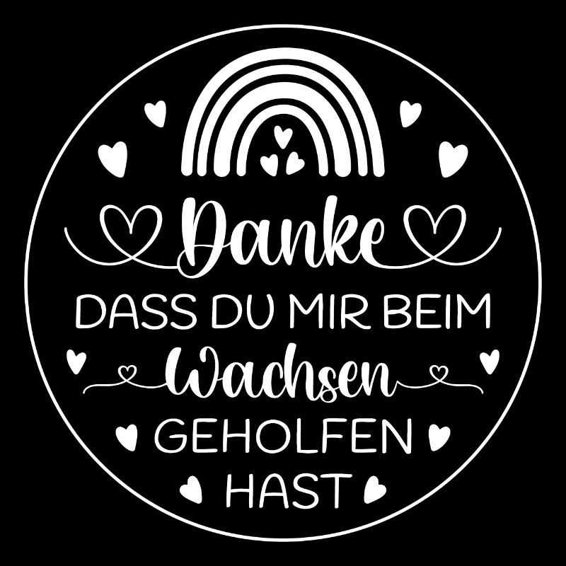 Boho Regenbogen Danke Abschied Kita Kindergarten