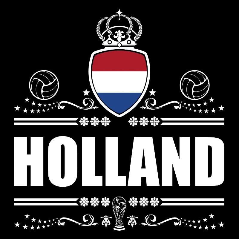 HOLLAND | Pays-Bas White Lineart