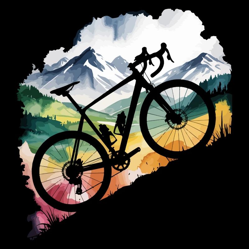 Scène d’aventure en VTT