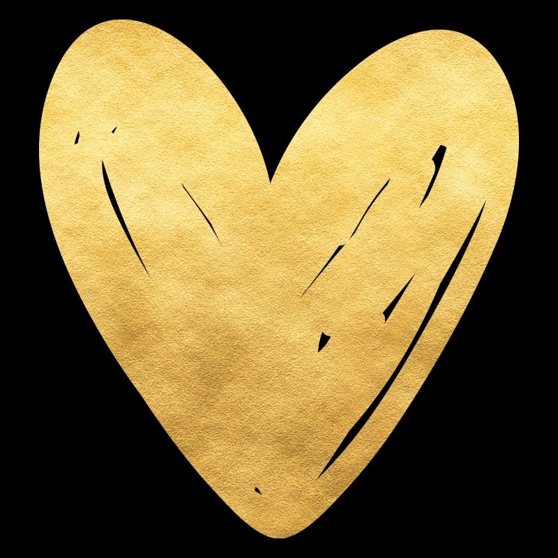 goldenes Herz
