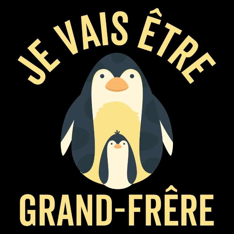 Ich werde ein großer Bruder Pinguine sein