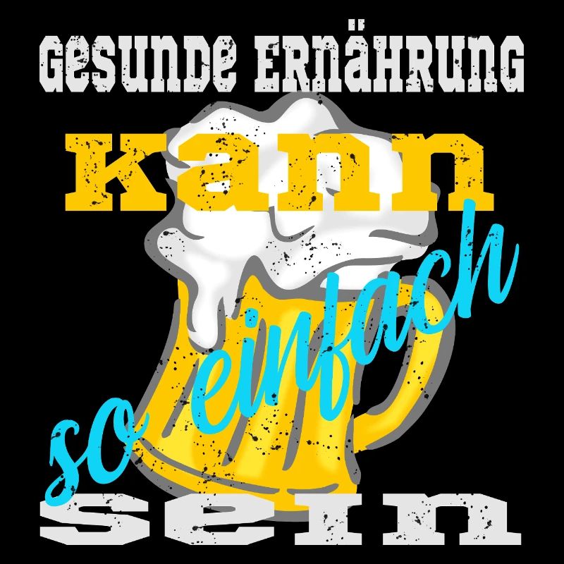 Bierkrug mit einem lustigen Spruch