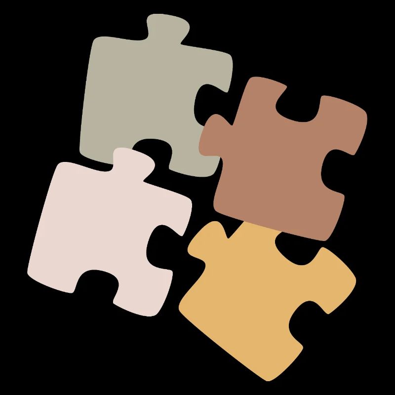 Variété de Patchwork de Puzzles