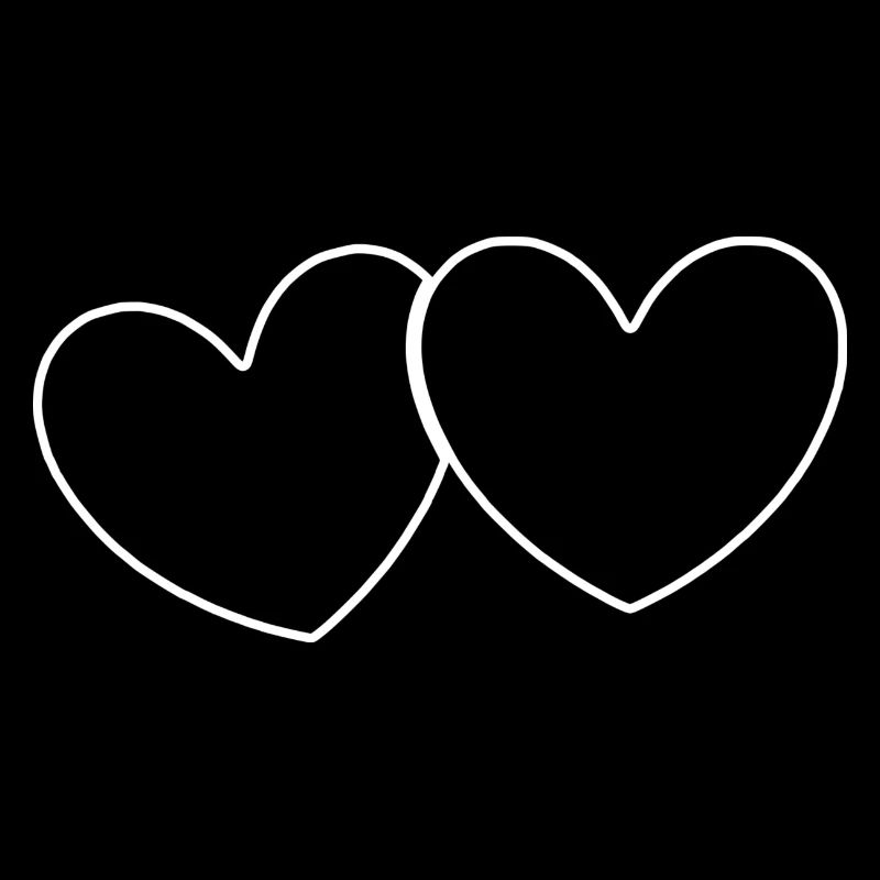 coeur blanc cadeau saint valentin