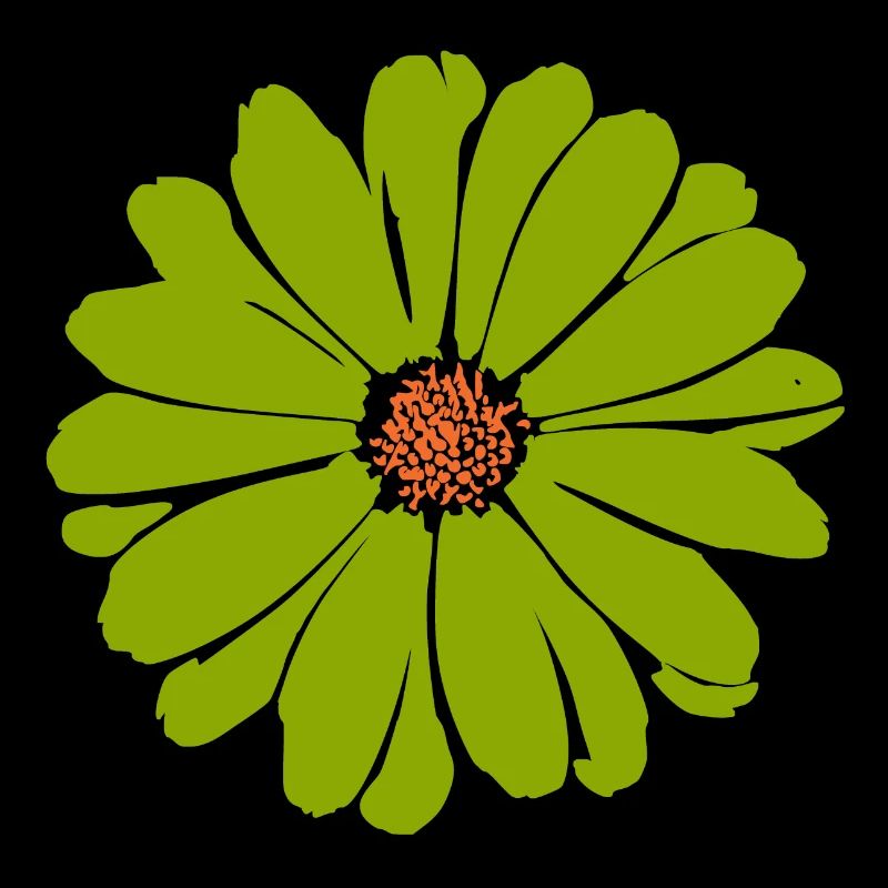 Fleur verte, fleur verte, fleurs vertes, jour de la Saint-Patrick