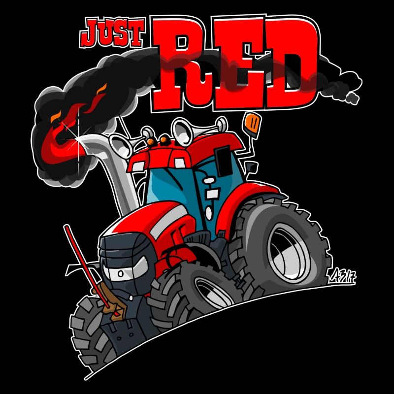 Just RED whiteborder