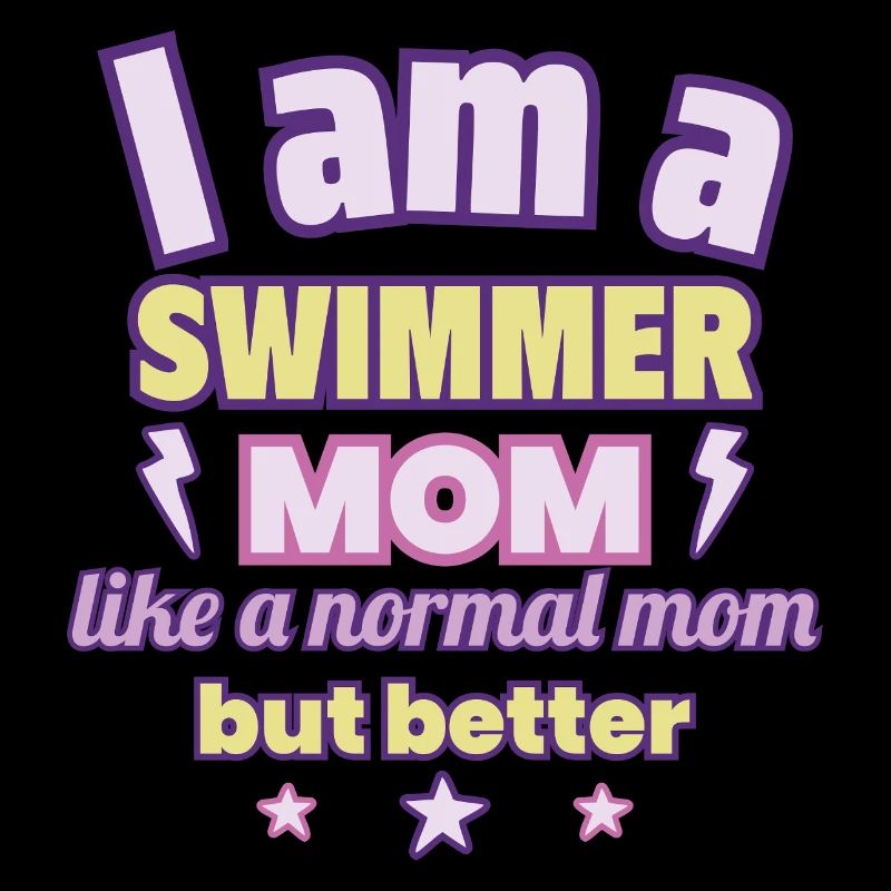 Mutter Schwimmerin, Muttertag Geschenk, Schwimmen