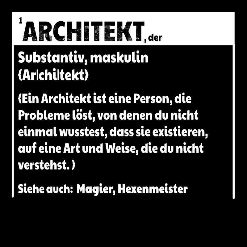 Architekt Definition