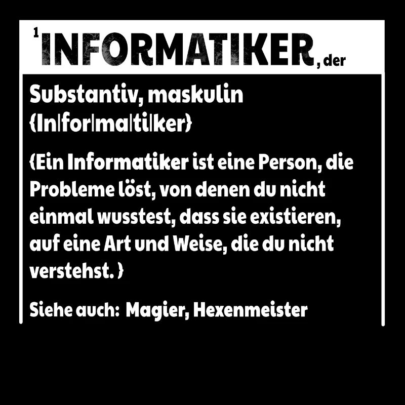Informatiker Definition