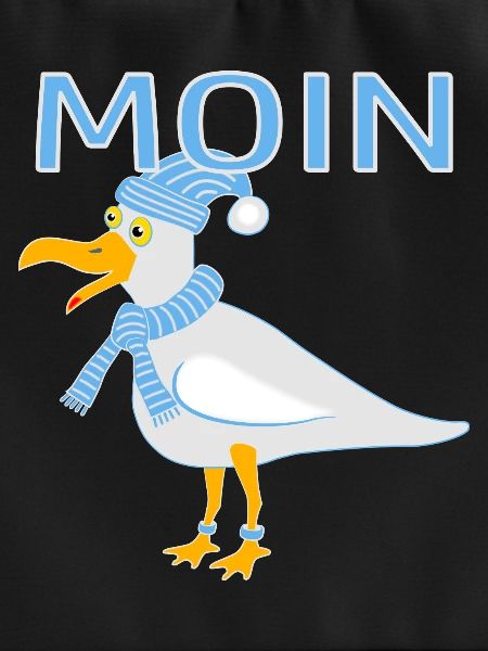 Lustige Möwe