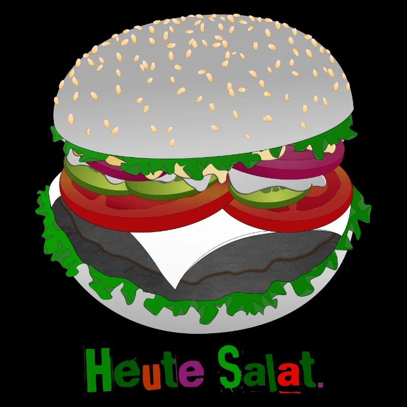 Burger-style salad