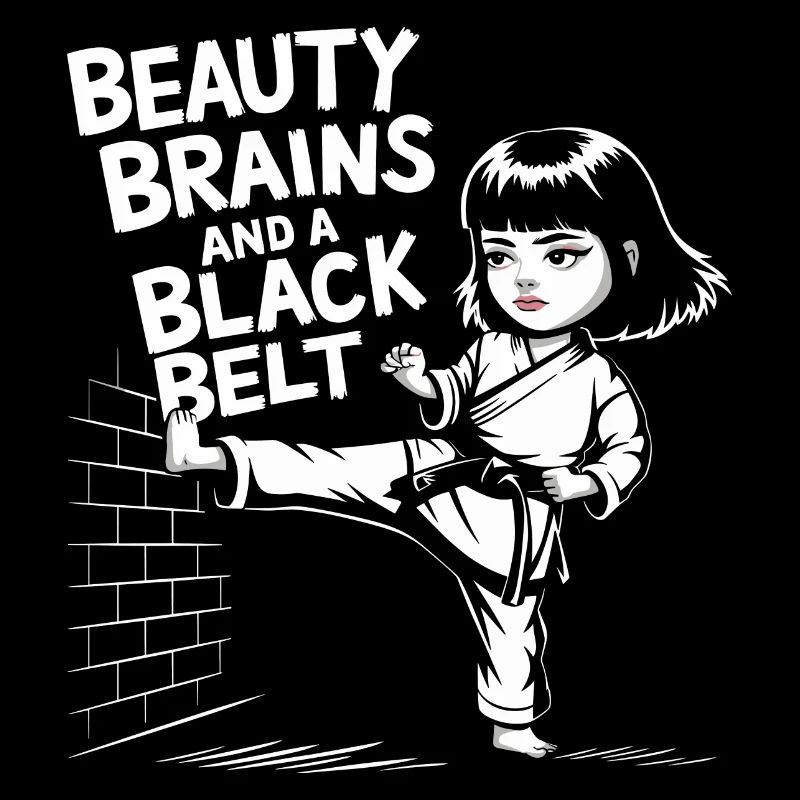 Elegance meets black belt