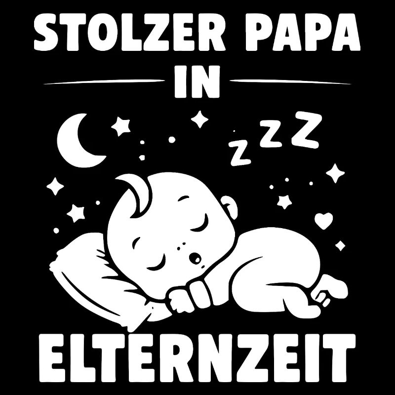 Stolzer Papa in Elternzeit