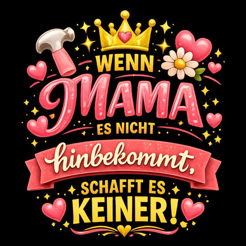 Mama bekommt alles hin Geschenk Muttertag & Kinder