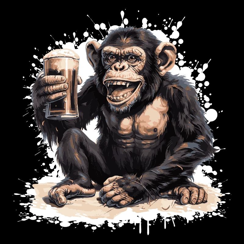 Monkey Beer Funny