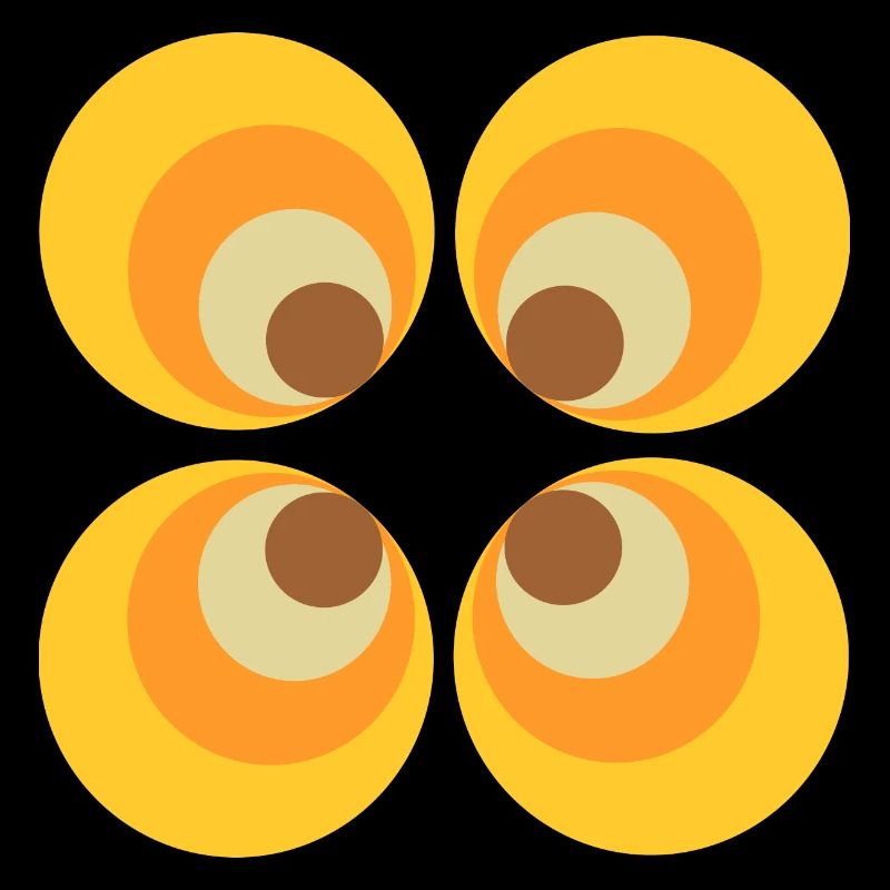 70s Flower Pattern Retro Hippie Flowers Power