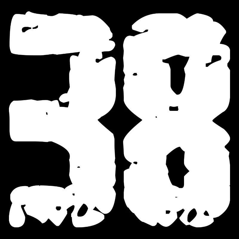 38 Number Vintage