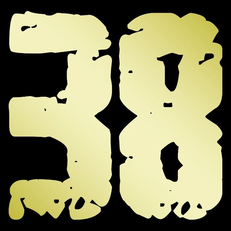 38 Number Vintage