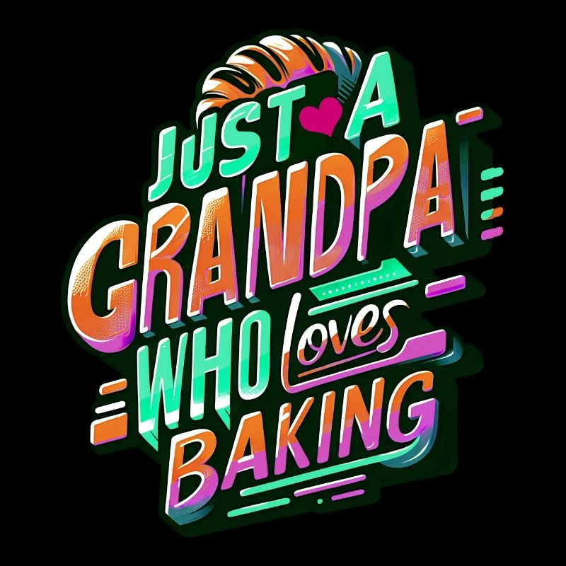 Opa ist Bäcker unser Opa backt gerne