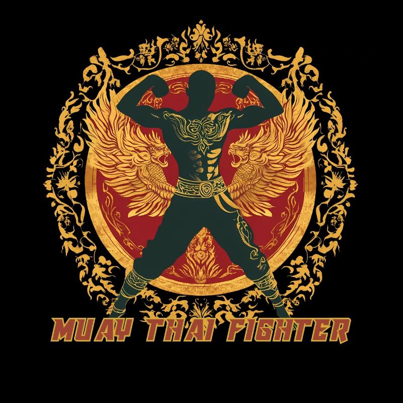 Muay Thai Warrior Style - Unique Fighter Gift Idea
