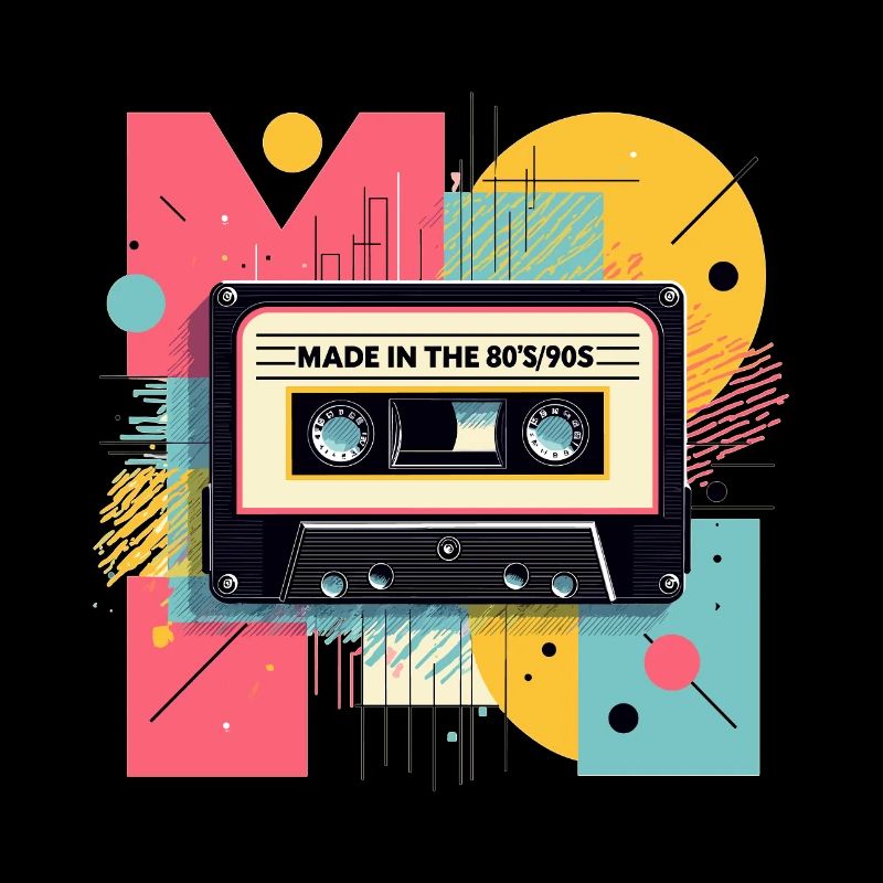 Retro 80s 90s Cassette Gift