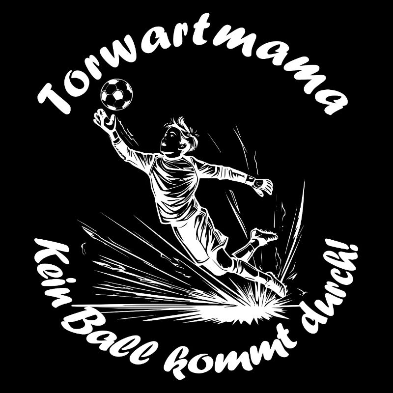 Torwart Mama - weiß