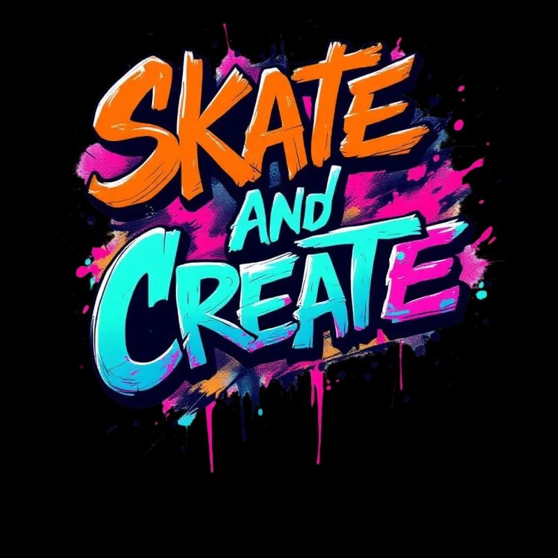 Skate and Create – Graffiti Street Art Design
