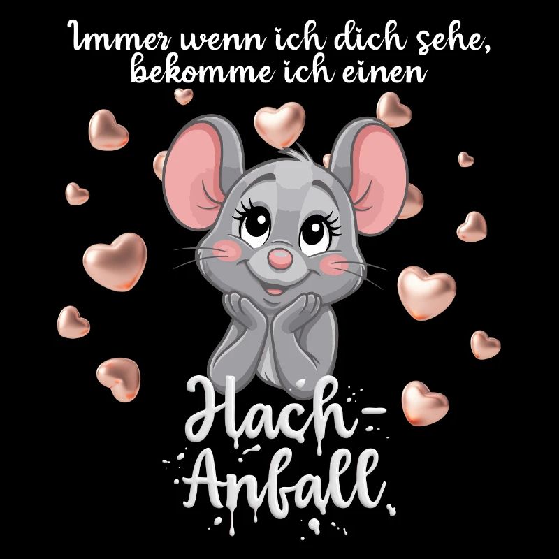 Süße Maus bekommt einen Hach-Anfall.