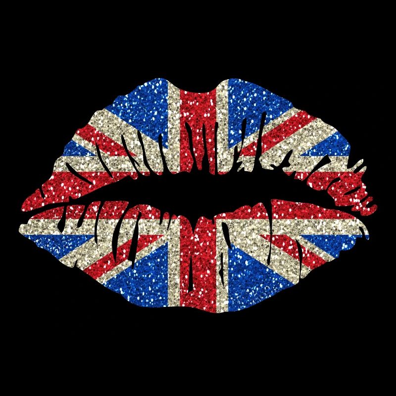 lèvres sexy: Angleterre Union Jack
