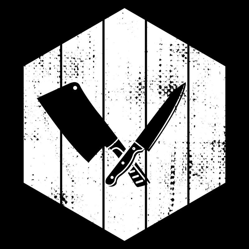 Messer Hackbeil Zeichnung