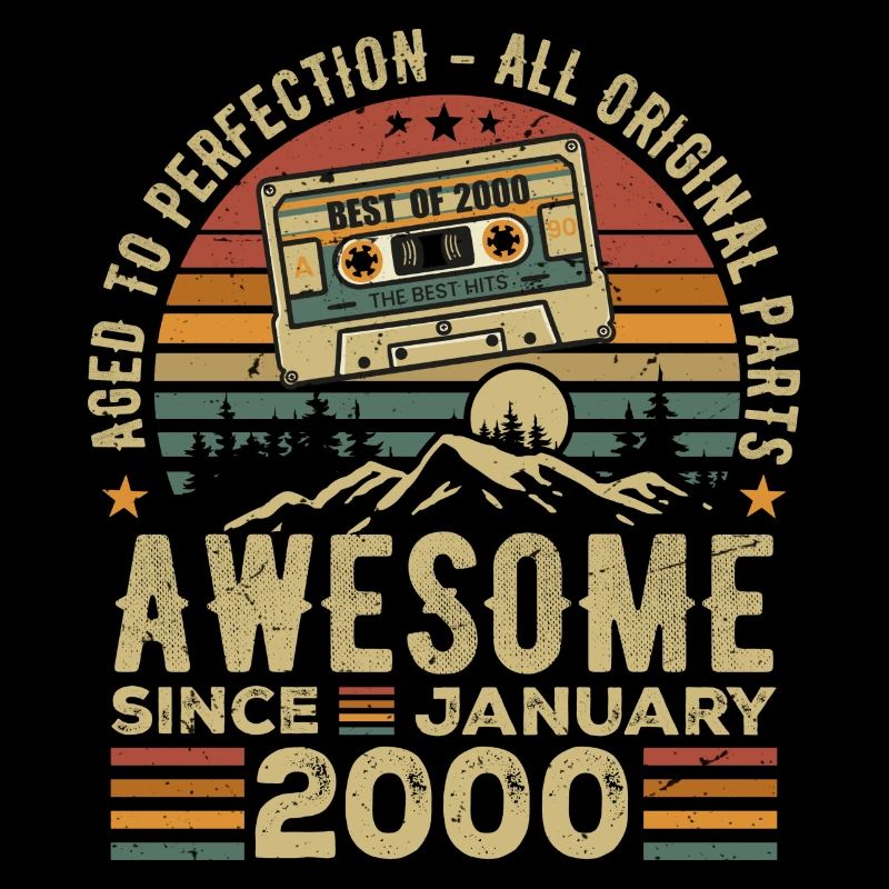 Anniversaire Janvier 2000 | Cadeau Janvier 2000