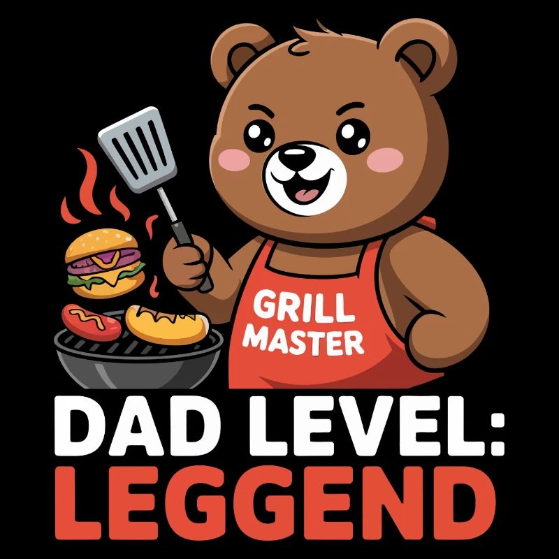 Dad Level: Leggends Grill Master Bear