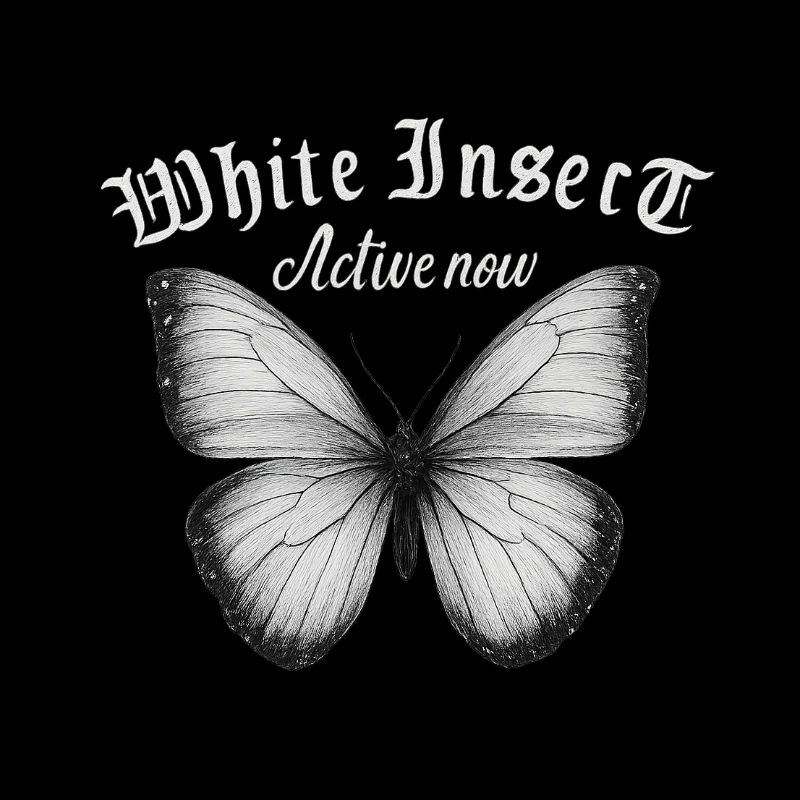 White Butterfly Active Fans Gift Idea