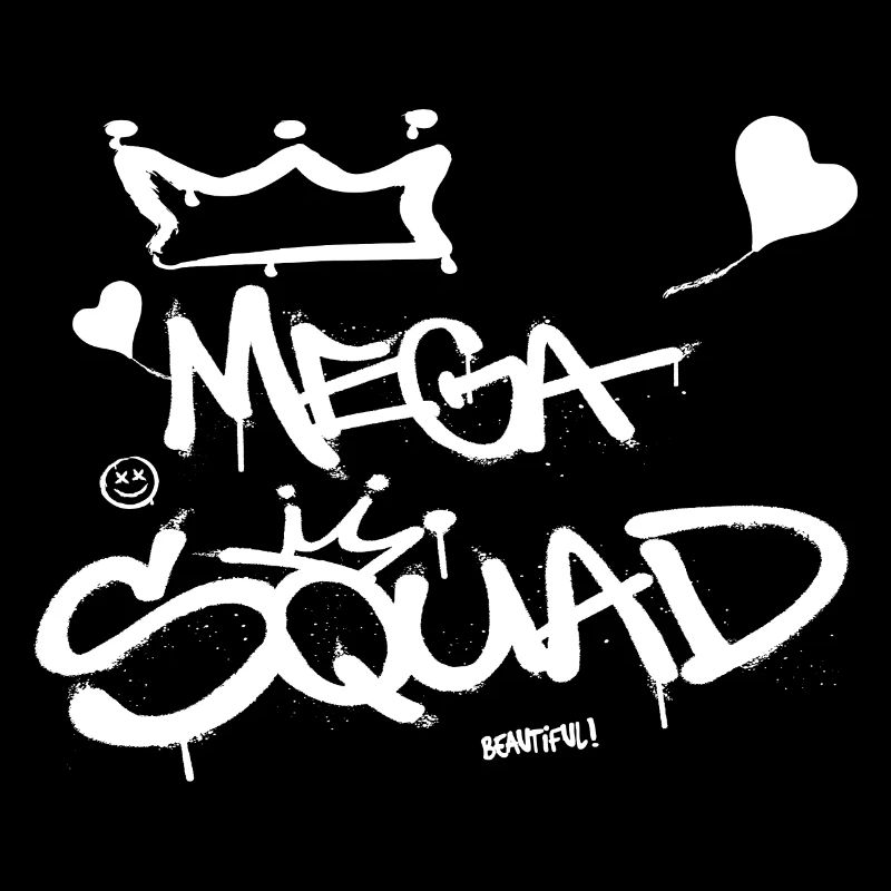 Mega Squad Graffiti Art urbane Kunst Sprayer