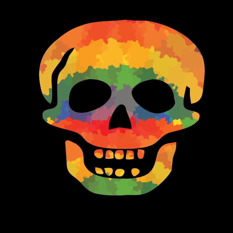Coloured skull