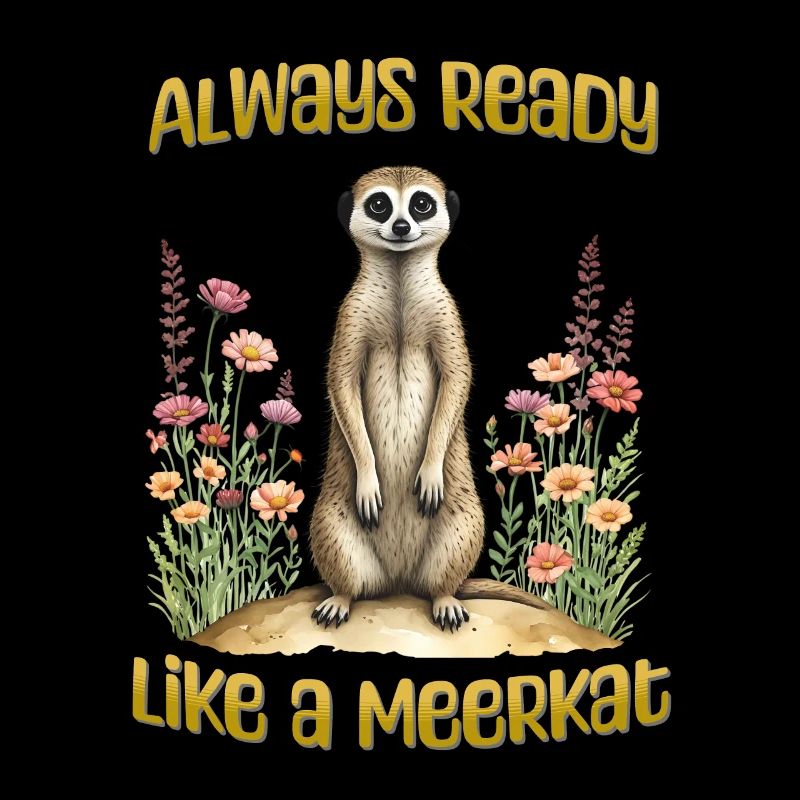 Immer bereit wie ein Erdmännchen