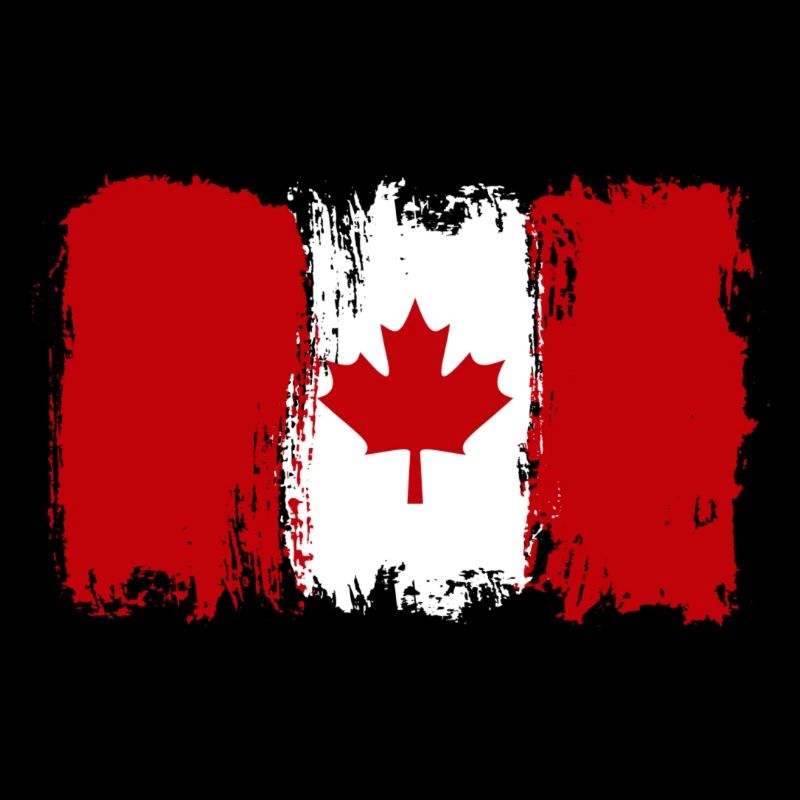 Maple Leaf Ink Splash