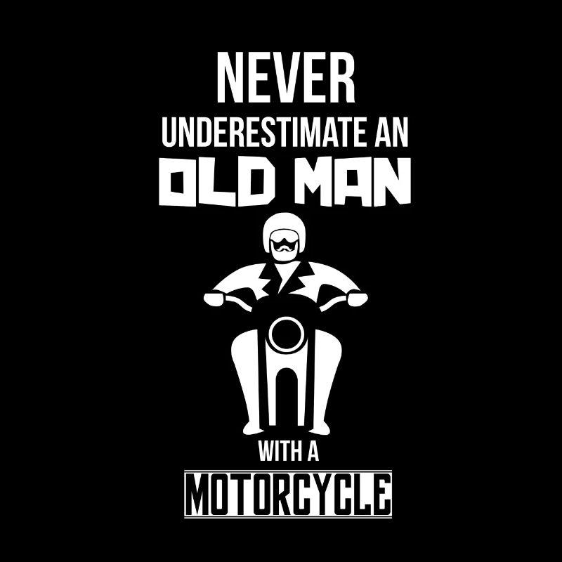 Never underestimate an old man with a motorcycle
